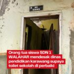 Orang Tua Siswa SDN Walahar 1 Desak Perbaikan Toilet Sekolah